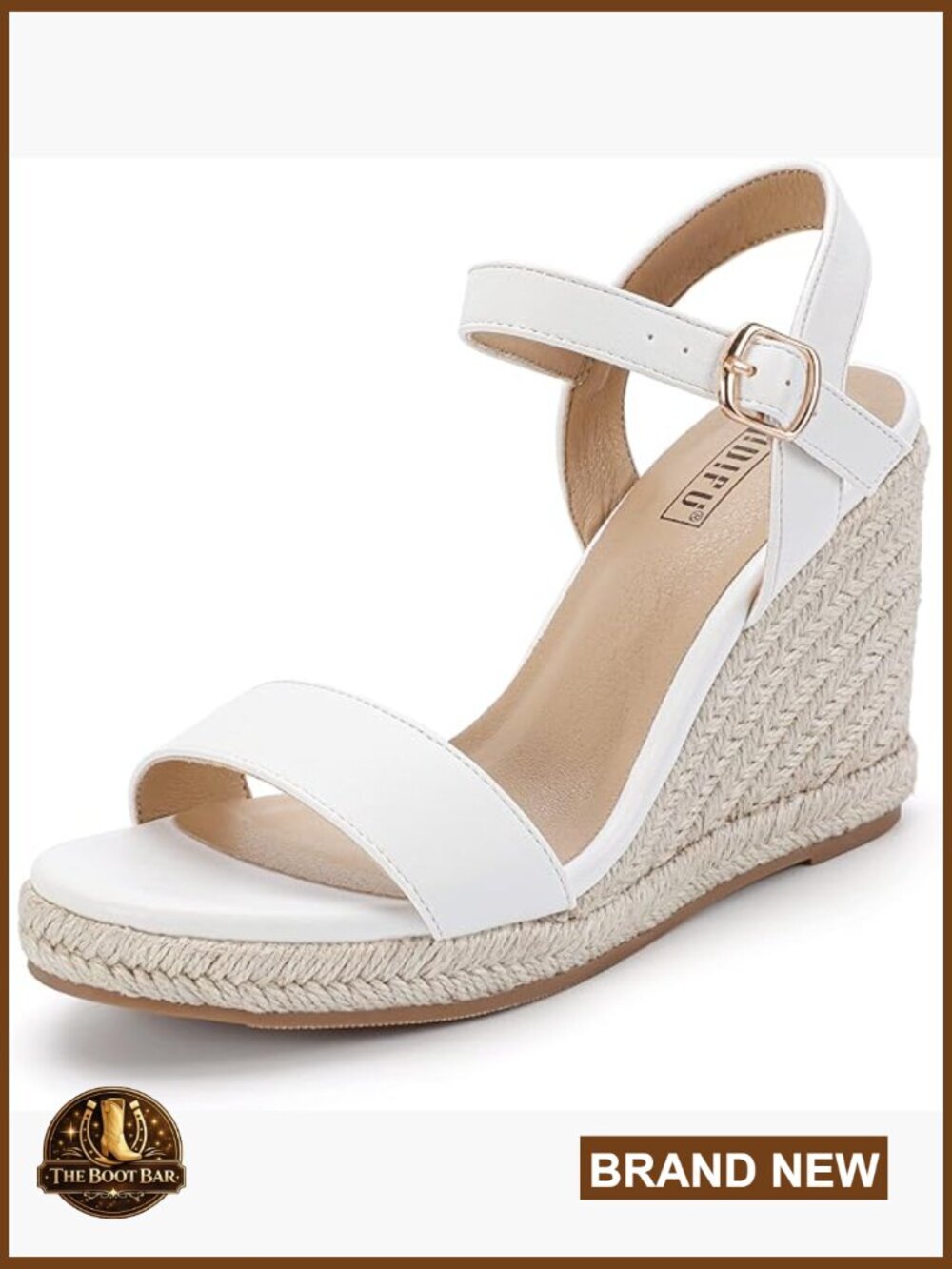 Espadrille Wedge Sandals Open Toe Ankle Strap Platform Wedges Comfortable